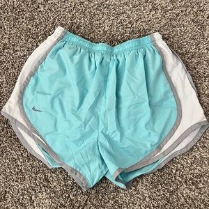 Women’s light Blue Nike Running Shorts Size Small Condition: Used-Very Good